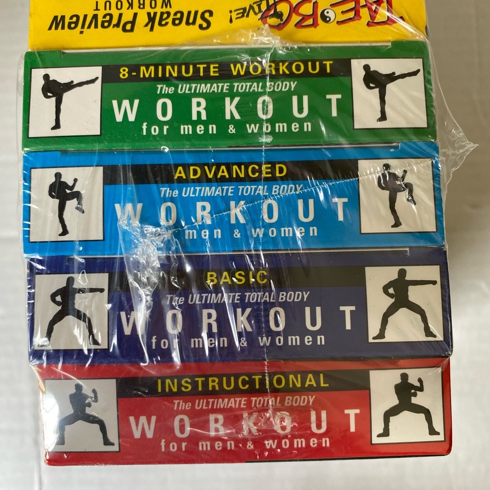 Tae Bo VHS Tape Workout Set New/Sealed - Picture 4 of 6